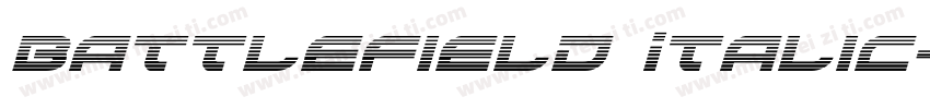 Battlefield Italic字体转换
